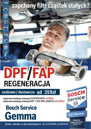Regeneracja DPF FAP KATALIZATORÓW